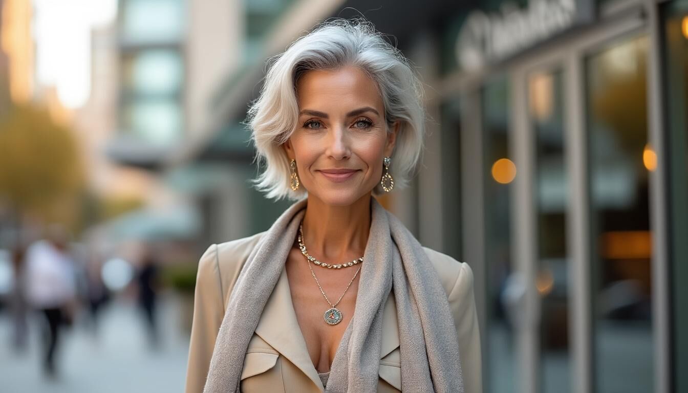 Look femme 50 ans moderne : idées et inspirations tendance