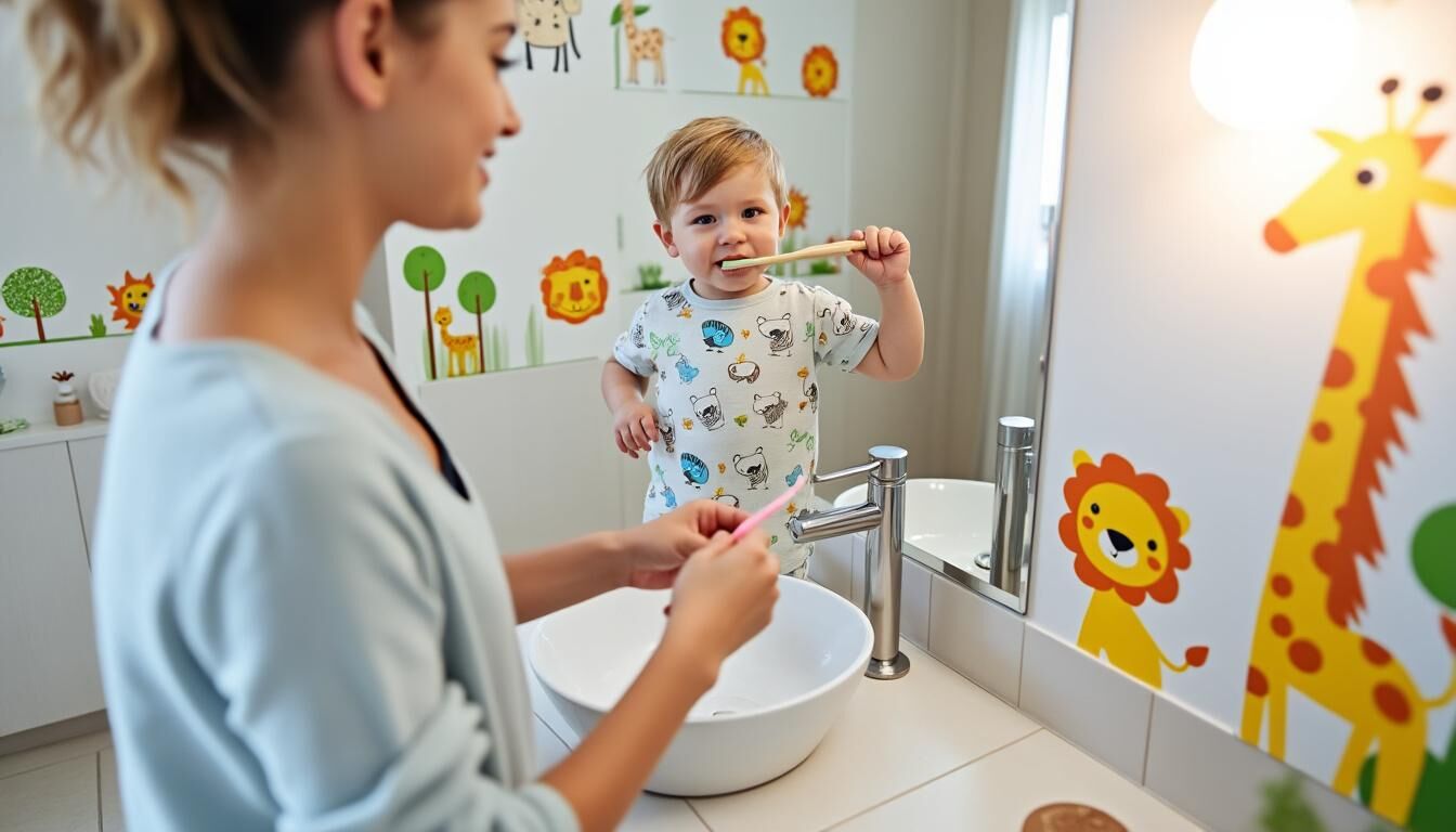 Découvrez notre sélection des 5 meilleures brosses à dents pour bébé, conçues pour garantir un nettoyage doux et efficace. Protégez les dents de votre tout-petit avec ces brosses sécuritaires et adaptées à leur âge, alliant confort et design ludique!